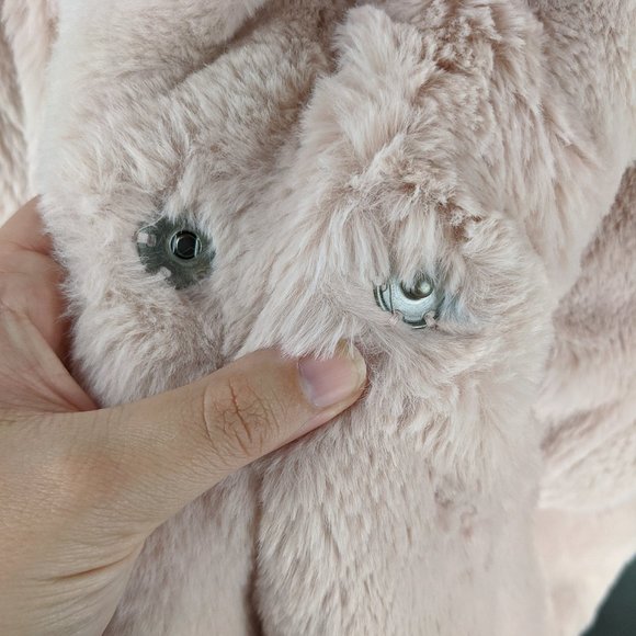 NWT Lucky Brand Blush Missy Long Faux Fur Coat SzM - Picture 7 of 8